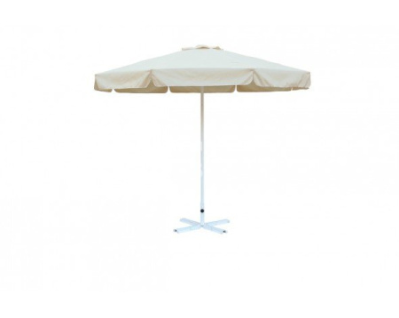 Зонт Митек Ø 2.5 м с воланом (алюминиевый каркас), порошковая окраска