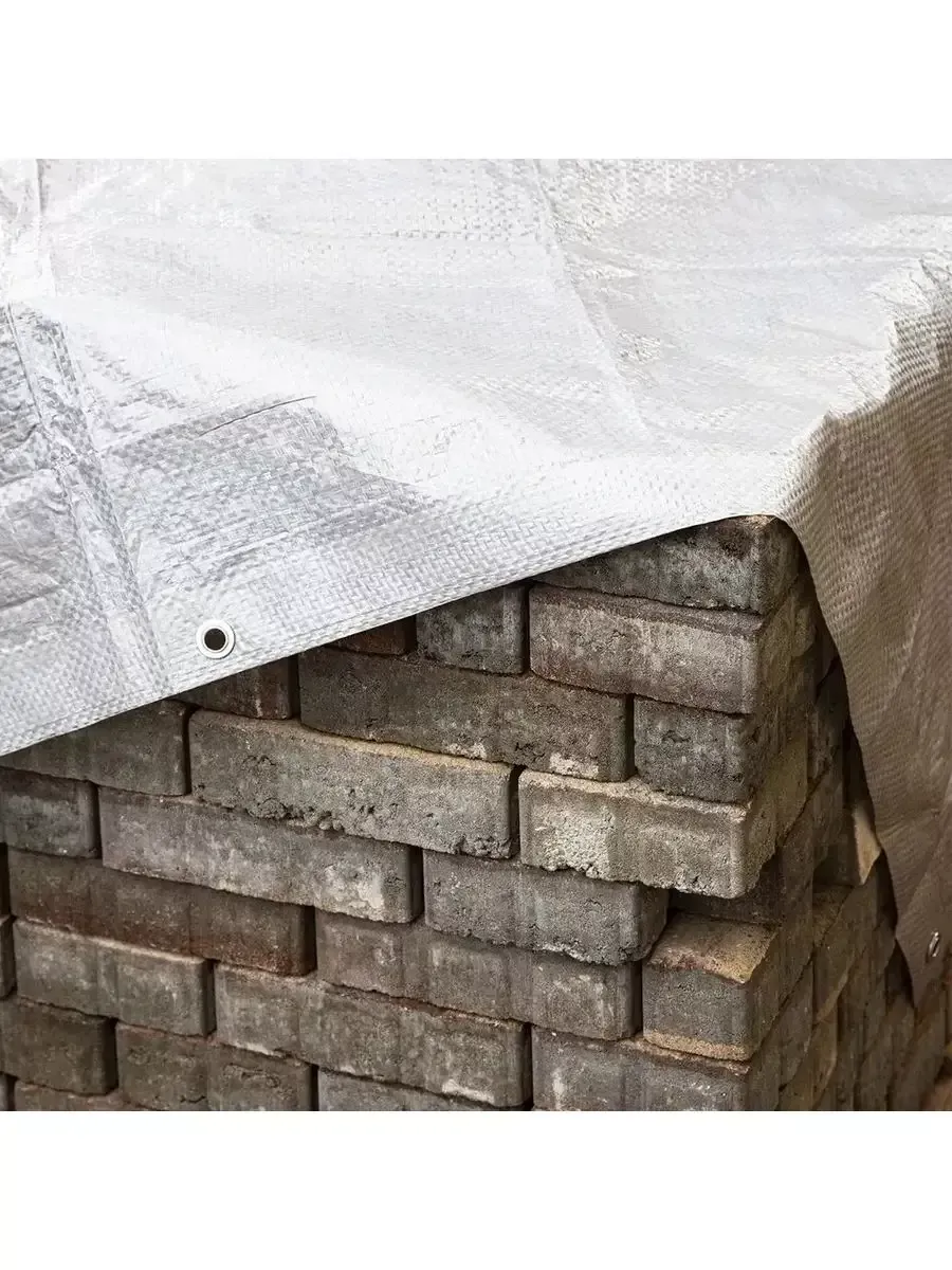 Тент Миротент 60 г/м2 6х8 с люверсами