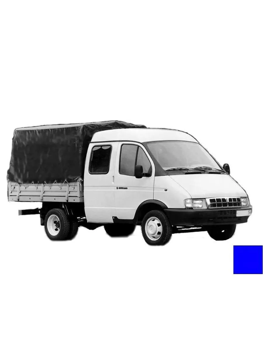 Тент 2,42х2,06х1,27м на ГАЗ 33023 Фермер СО, синий