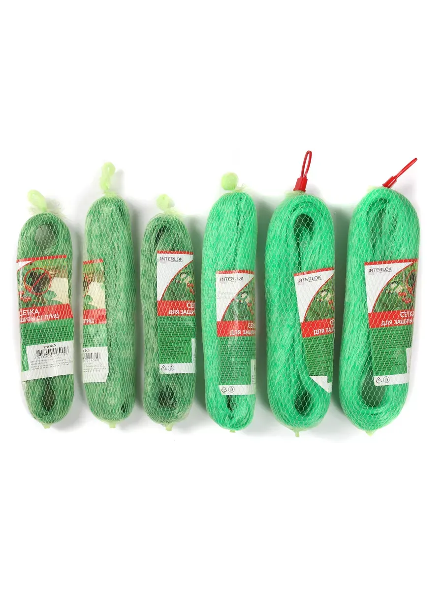 Сетка от птиц Интерлок 2х10м, зеленая