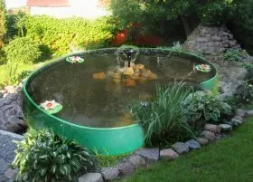Пруд садовый пластиковый купить