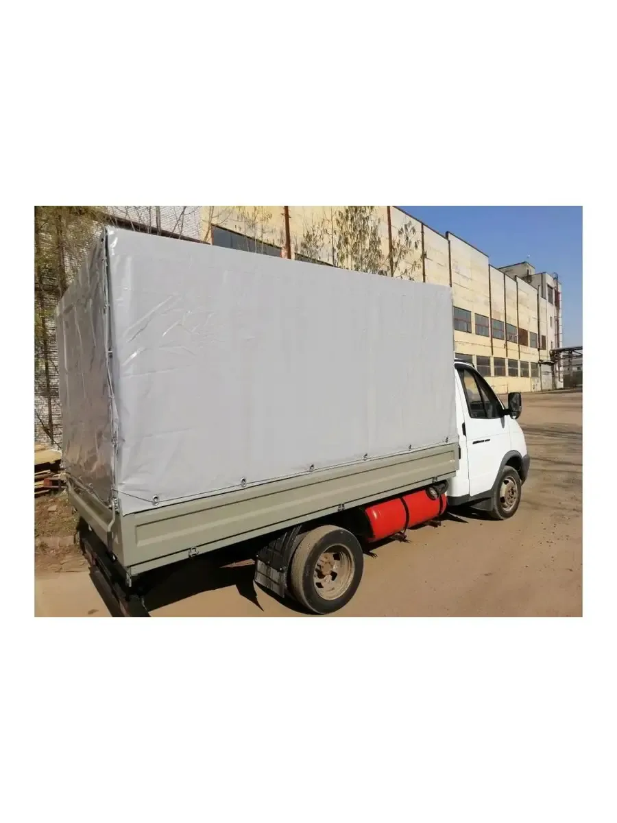 Тент 3,17х2,06х1,54м на Газель NEXT металлический борт, серый