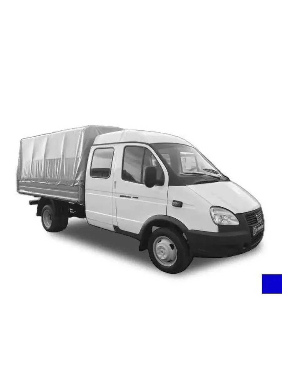Тент 2,42х2,06х1,27м на ГАЗ 33023 Фермер НО, синий