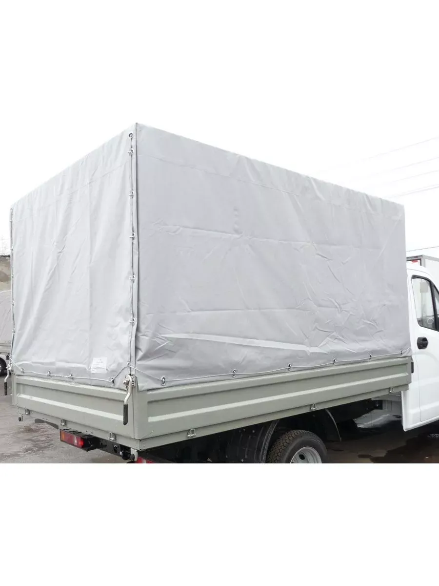 Тент 3,17х2,06х1,54м на Газель NEXT металлический борт, серый