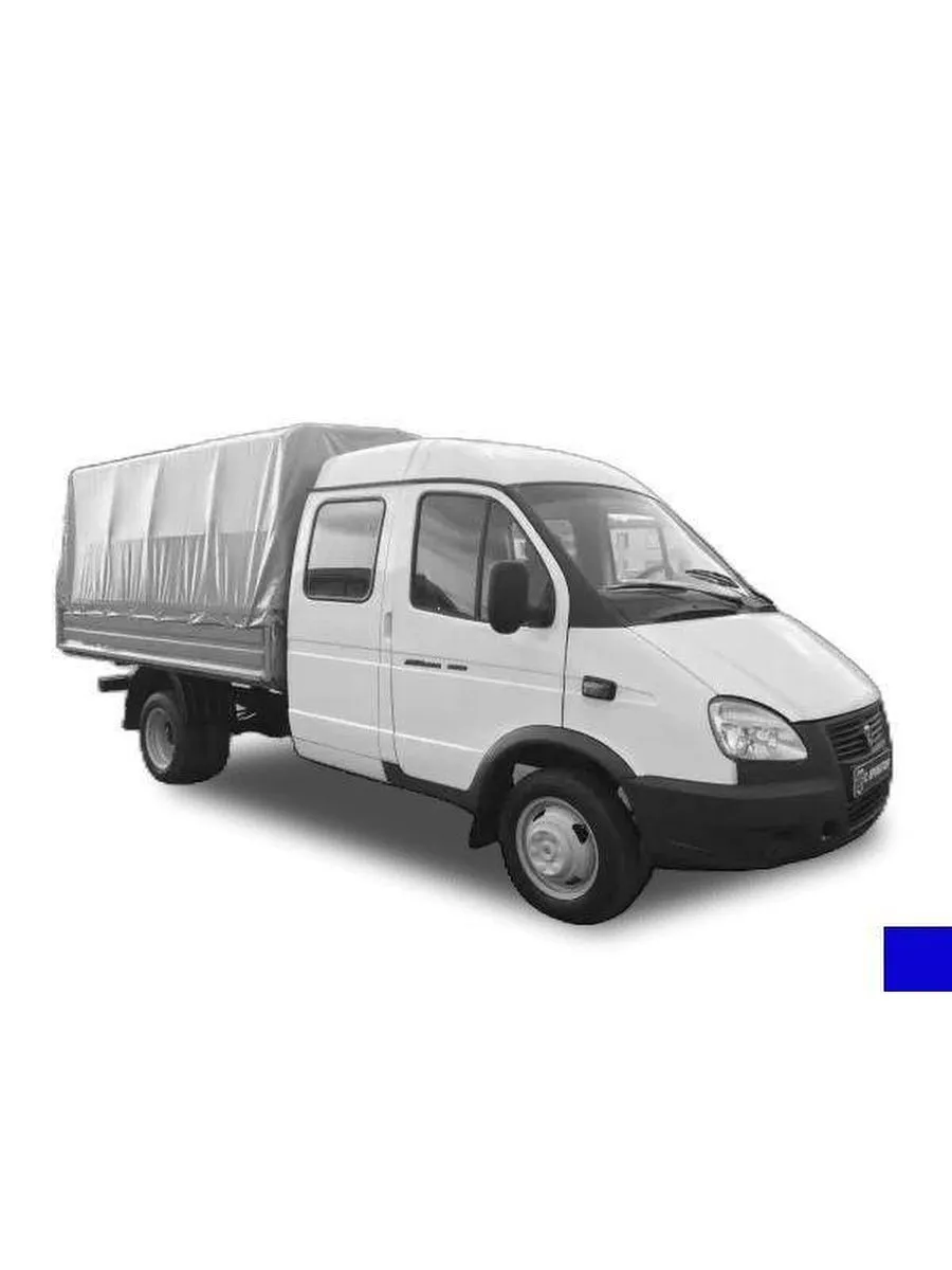 Тент 2,42х2,06х1,27м на ГАЗ 33023 Фермер НО, синий