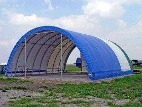 Каркасно тентовые ангары цена