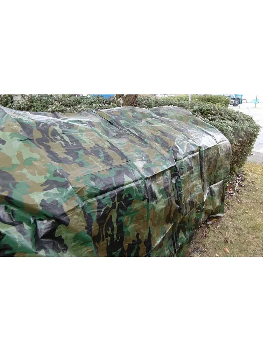 Тент Тарпаулин 180 г/м2 2х4 с люверсами, камуфляж