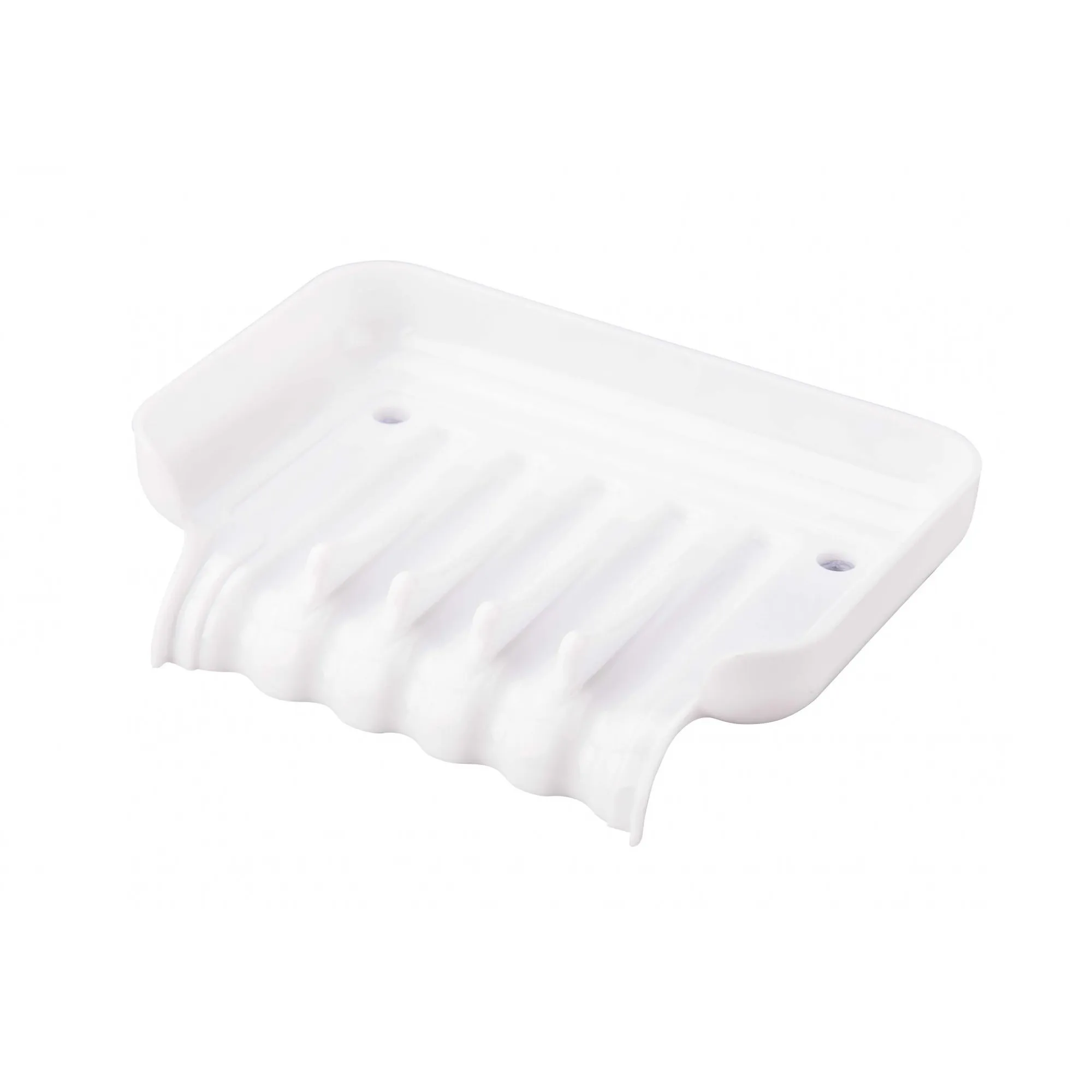 Мыльница со сливом(бел) М6771 Мыльница со сливом(бел) М6771
