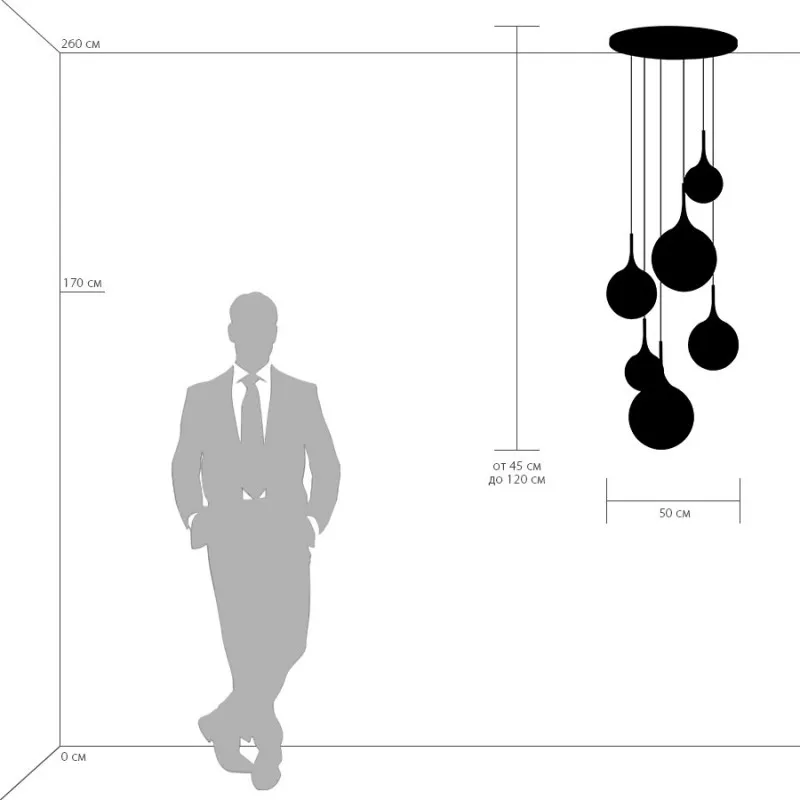 Каскадная люстра Lightstar 813062 Каскадная люстра Lightstar 813062