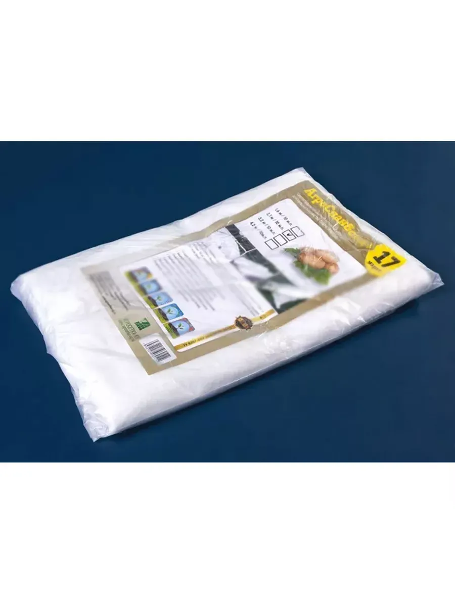 Укрывной материал спанбонд СУФ №17 размер 2,1х10м, белый