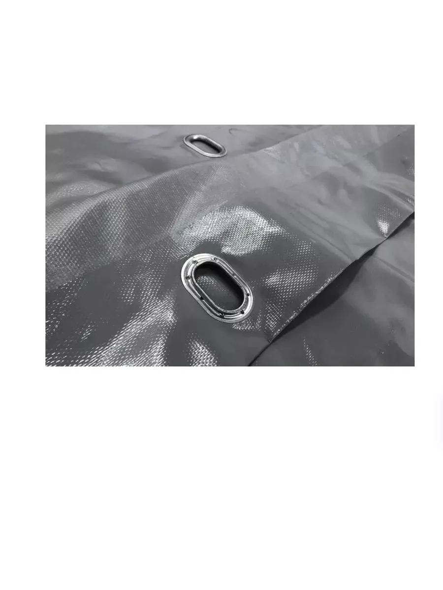 Тент 3,17х2,16х1,54м на Газель NEXT алюминиевый борт, серый