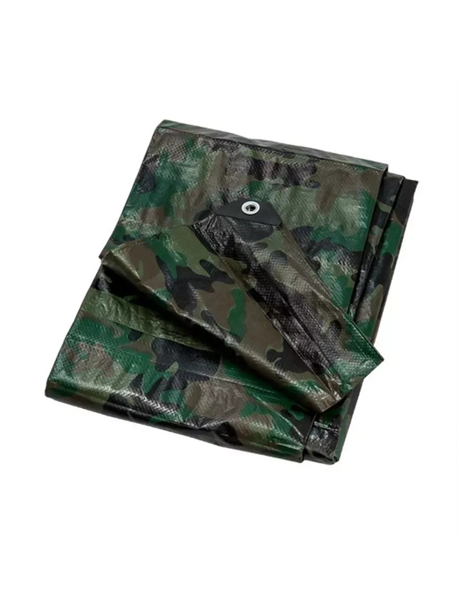 Тент Тарпаулин 180 г/м2 2х4 с люверсами, камуфляж