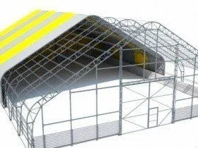 Тентовый ангар