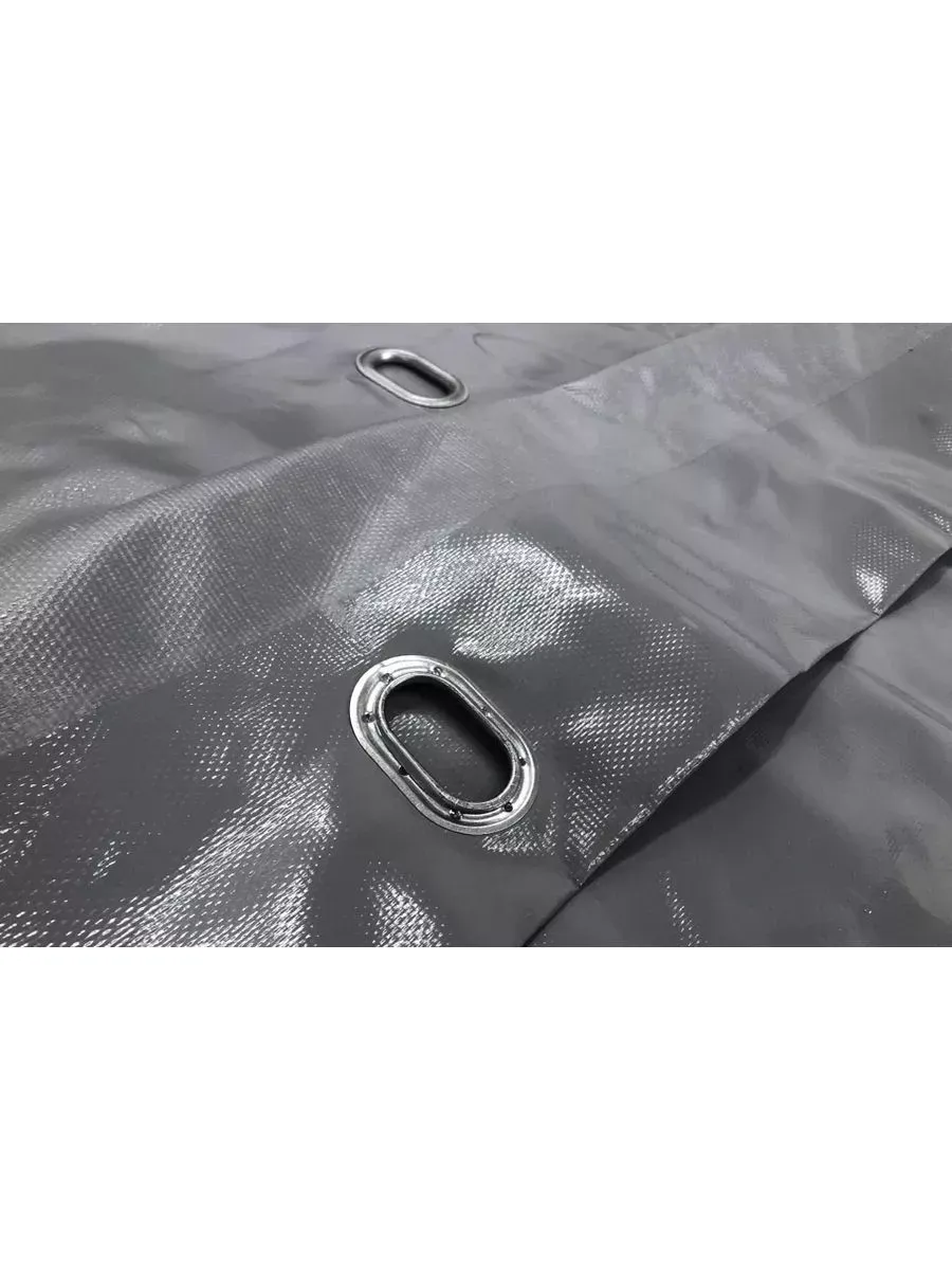 Тент 3,17х2,06х1,54м на Газель NEXT металлический борт, серый