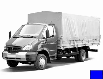 Тент ГАЗ-33104 Валдай 5,1х2,3х1,48м (удлиненный), синий Тент ГАЗ-33104 Валдай 5,1х2,3х1,48м (удлиненный), синий