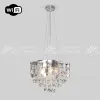 Каскадная люстра Eurosvet 10123/6 хром/прозрачный хрусталь Strotskis Smart ( Каскадная люстра Eurosvet 10123/6 хром/прозрачный хрусталь Strotskis Smart (