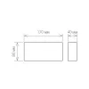 Светильник настенный Elektrostandard 1551 TECHNO LED TWINKY TRIO белый Светильник настенный Elektrostandard 1551 TECHNO LED TWINKY TRIO белый