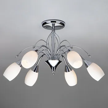 Люстра на штанге Eurosvet 22080/6 хром Люстра на штанге Eurosvet 22080/6 хром