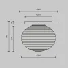 Накладной светильник Maytoni MOD268CL-01B
