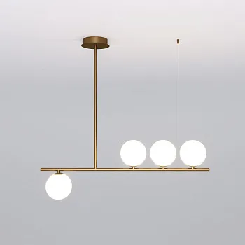 Люстра на штанге Eurosvet 70136/4 латунь Люстра на штанге Eurosvet 70136/4 латунь