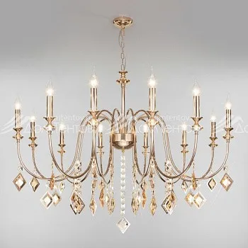 Eurosvet 10120/12 золото/тонированный хрусталь Strotskis Smart (10110