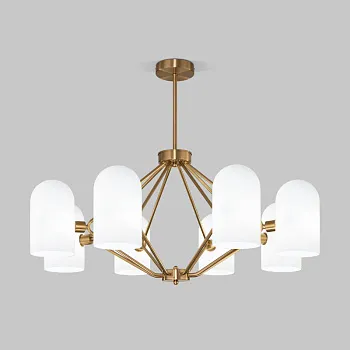 Люстра на штанге Eurosvet 60157/8 латунь Люстра на штанге Eurosvet 60157/8 латунь