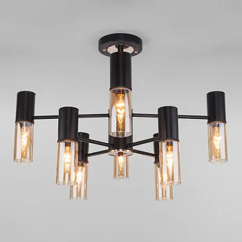 Люстра на штанге Eurosvet 70125/8 черный Люстра на штанге Eurosvet 70125/8 черный