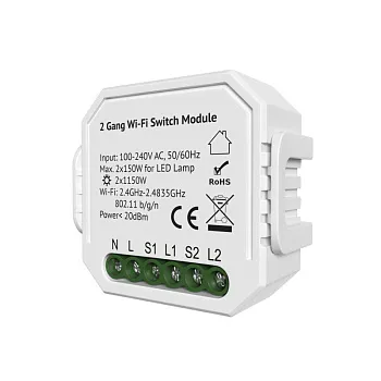 Wi-Fi реле Denkirs RL1002-SM/1 Wi-Fi реле Denkirs RL1002-SM/1