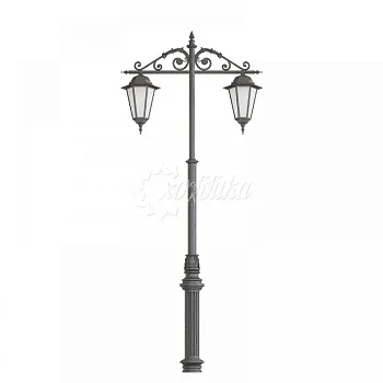Фонарный столб А-02-2 со светильниками