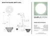 Каскадная люстра Simple Story 48171-4PL