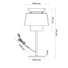 Настольная лампа Odeon Light 4992/1T Настольная лампа Odeon Light 4992/1T