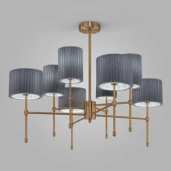 Люстра на штанге Eurosvet 60162/8 латунь Люстра на штанге Eurosvet 60162/8 латунь