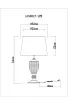 Настольная лампа ARTE Lamp A1550LT-1PB Настольная лампа ARTE Lamp A1550LT-1PB