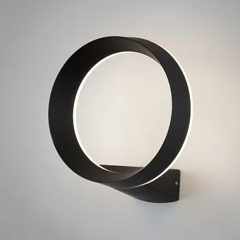 Светильник настенный Elektrostandard 1710 TECHNO LED Ring чёрный Светильник настенный Elektrostandard 1710 TECHNO LED Ring чёрный