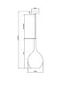 Подвесной светильник Maytoni MOD271PL-01B3
