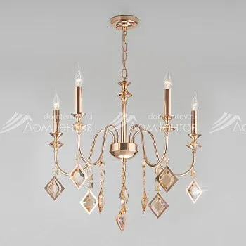 Eurosvet 10120/5 золото/тонированный хрусталь Strotskis Smart (10110/