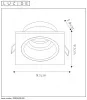 Встраиваемый светильник LUCIDE 22959/01/30