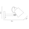 Бра ARTE Lamp A7141AP-1WH