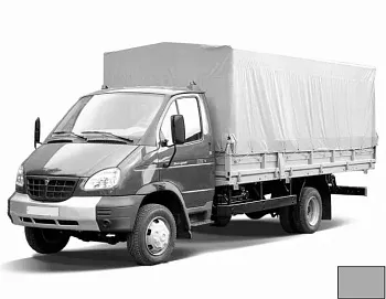 Тент ГАЗ-33104 Валдай 5,1х2,3х1,48м (удлиненный), серый