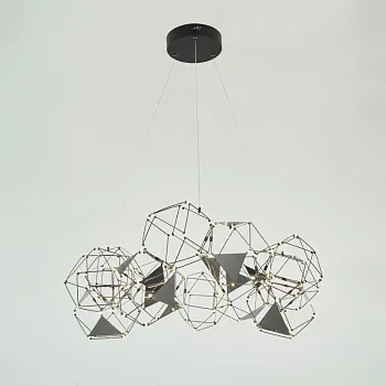 Подвесная люстра Eurosvet 90369/12 черный жемчуг