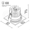 Влагозащищенный светильник LeDron FAST TOP SQ MINI WHITE Влагозащищенный светильник LeDron FAST TOP SQ MINI WHITE
