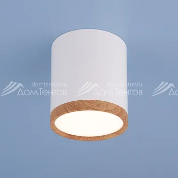 Накладной светильник Elektrostandard DLR024 6W 4200K белый матовый/светлый дуб Накладной светильник Elektrostandard DLR024 6W 4200K белый матовый/светлый дуб