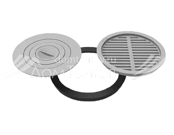 Комплект 440 (плита+решётка-гриль) Grillver Комплект 440 (плита+решётка-гриль) Grillver