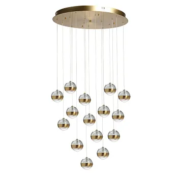 Каскадная люстра DeMarkt 730010915 Каскадная люстра DeMarkt 730010915