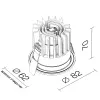 Влагозащищенный светильник LeDron FAST TOP MINI White-Gold Влагозащищенный светильник LeDron FAST TOP MINI White-Gold
