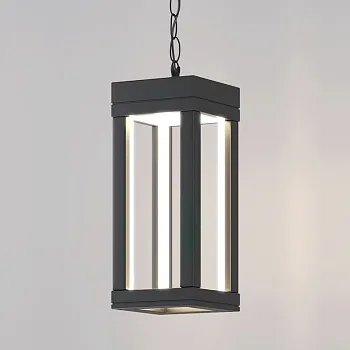 Подвесной уличный светильник Elektrostandard 1528 TECHNO LED серый Подвесной уличный светильник Elektrostandard 1528 TECHNO LED серый