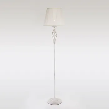 Торшер Eurosvet 01003/1 белый с золотом