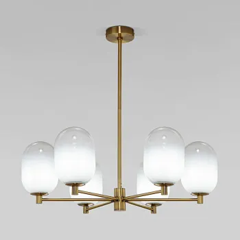 Люстра на штанге Eurosvet 60161/6 латунь Люстра на штанге Eurosvet 60161/6 латунь