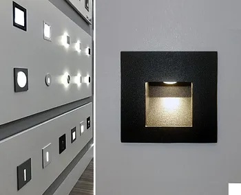 Подсветка ступеней лестницы ITALLINE DL 3019 black Подсветка ступеней лестницы ITALLINE DL 3019 black