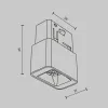 Светильник на шине Maytoni Technical TR100-2-2W4K-S-W Светильник на шине Maytoni Technical TR100-2-2W4K-S-W